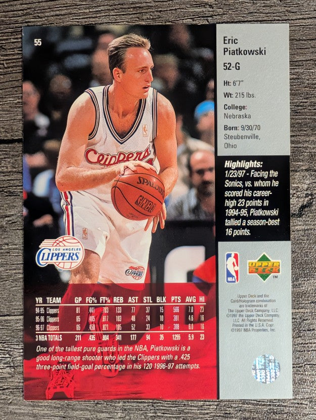 1997-98 Upper Deck #55 Eric Piatkowski