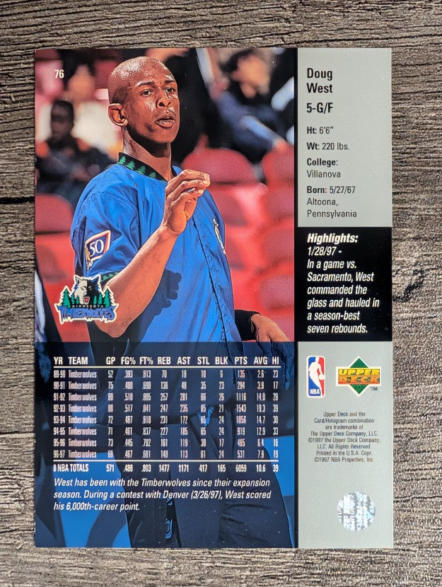1997-98 Upper Deck #76 Doug West