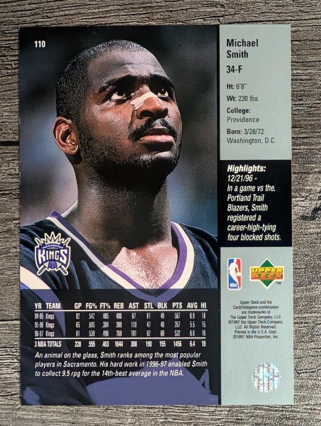 1997-98 Upper Deck #110 Michael Smith