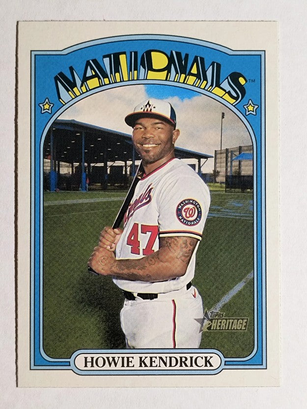 2021 Topps Heritage #379 Howie Kendrick