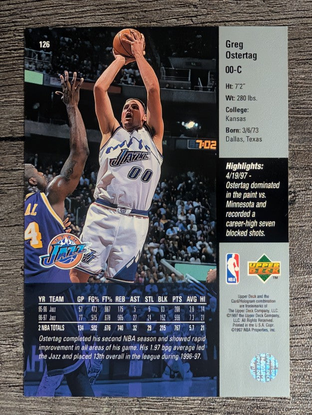 1997-98 Upper Deck #126 Greg Ostertag