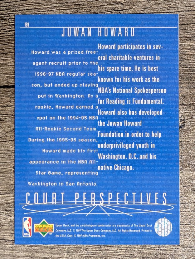 1997-98 Upper Deck #169 Juwan Howard CP
