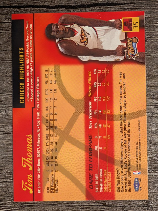 1998-99 Ultra #35 Tim Thomas