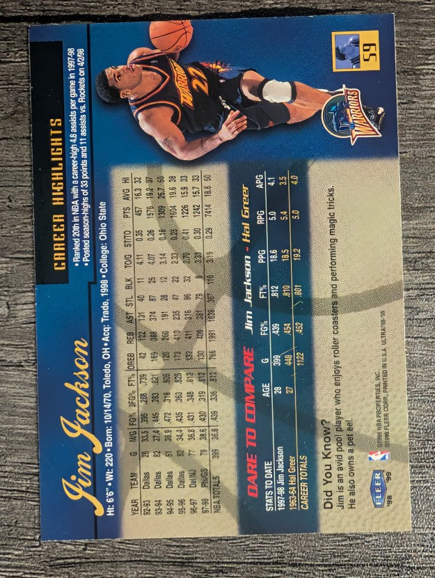 1998-99 Ultra #59 Jim Jackson
