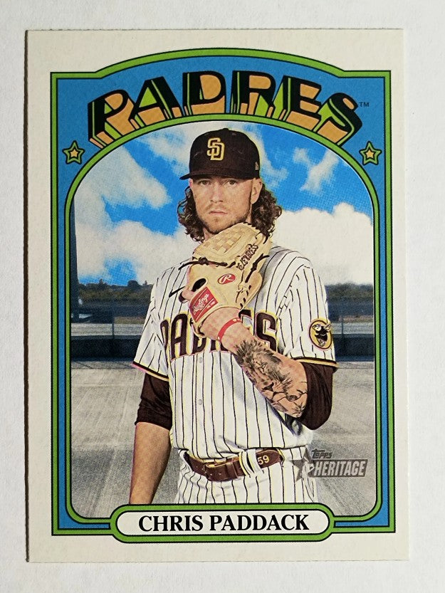 2021 Topps Heritage #382 Chris Paddack