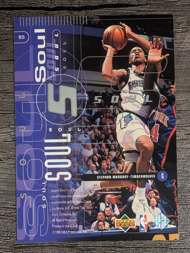 1998-99 Upper Deck #95 Kevin Garnett/Stephon Marbury HS