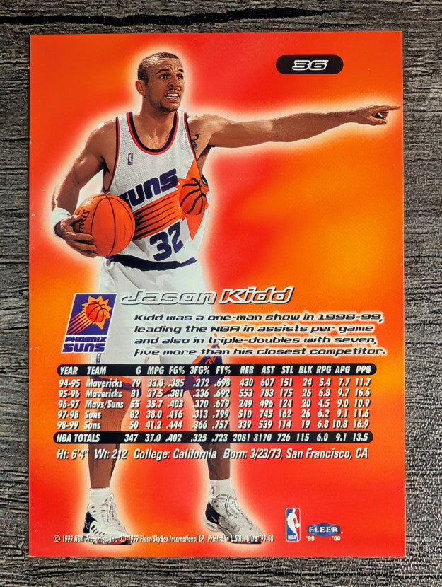 1999-00 Ultra #36 Jason Kidd
