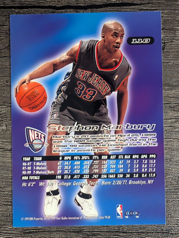 1999-00 Ultra #110 Stephon Marbury