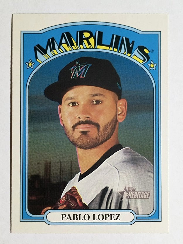 2021 Topps Heritage #385 Pablo Lopez