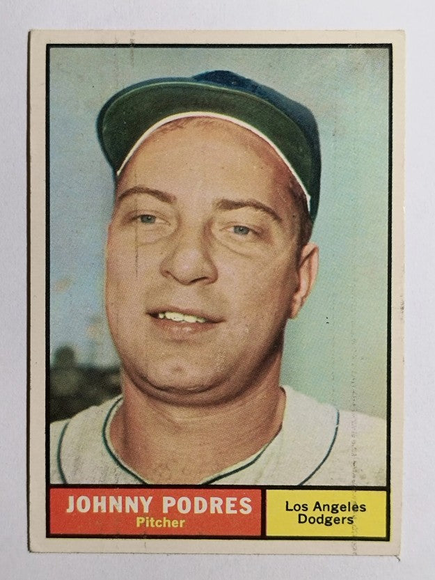 1961 Topps #109 Johnny Podres (EX)