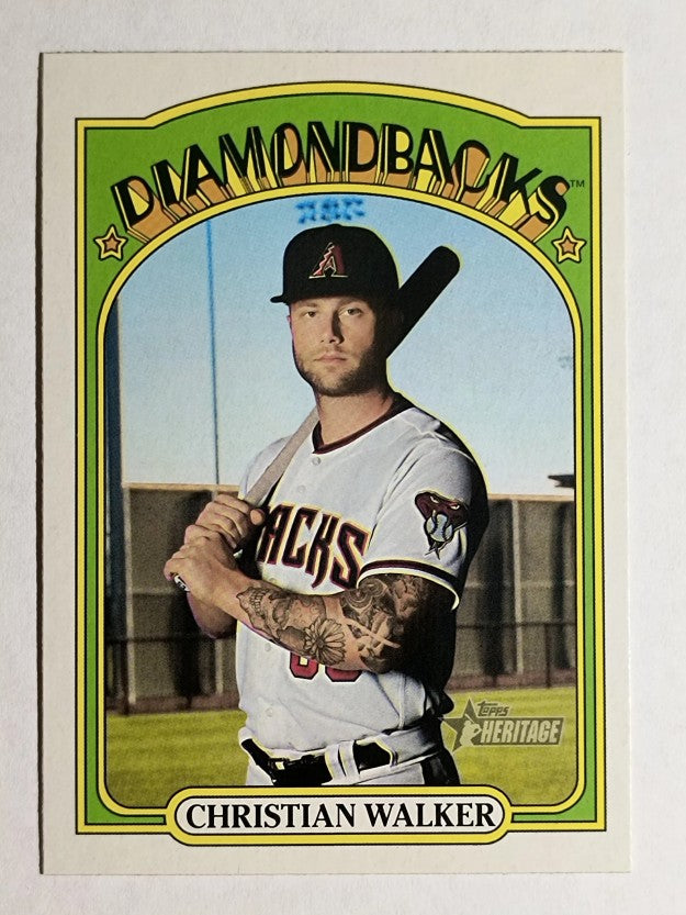 2021 Topps Heritage #386 Christian Walker