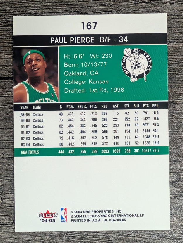 2004-05 Ultra #167 Paul Pierce