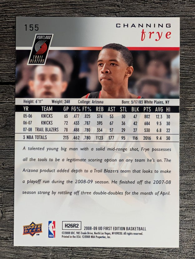 2008-09 Upper Deck First Edition #155 Channing Frye
