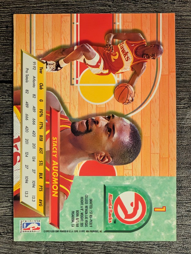 1992-93 Ultra #1 Stacey Augmon