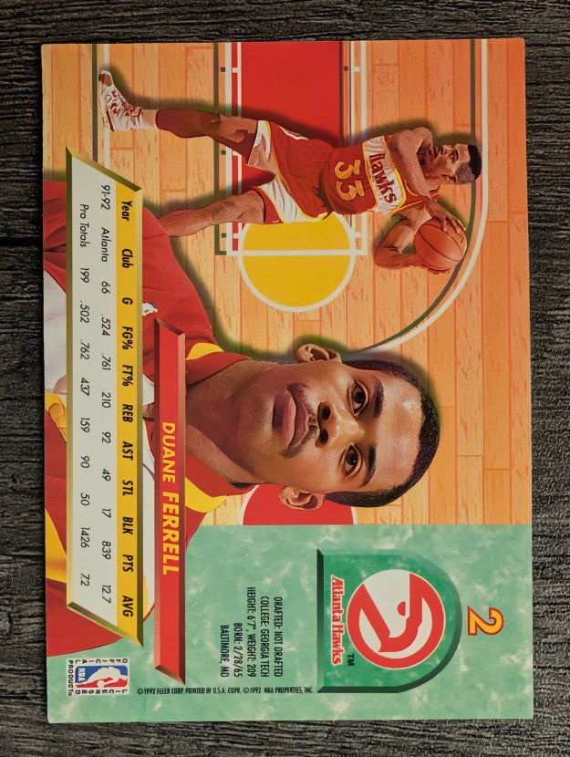 1992-93 Ultra #2 Duane Ferrell