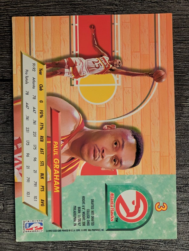 1992-93 Ultra #3 Paul Graham