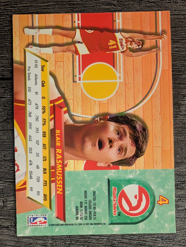 1992-93 Ultra #4 Blair Rasmussen