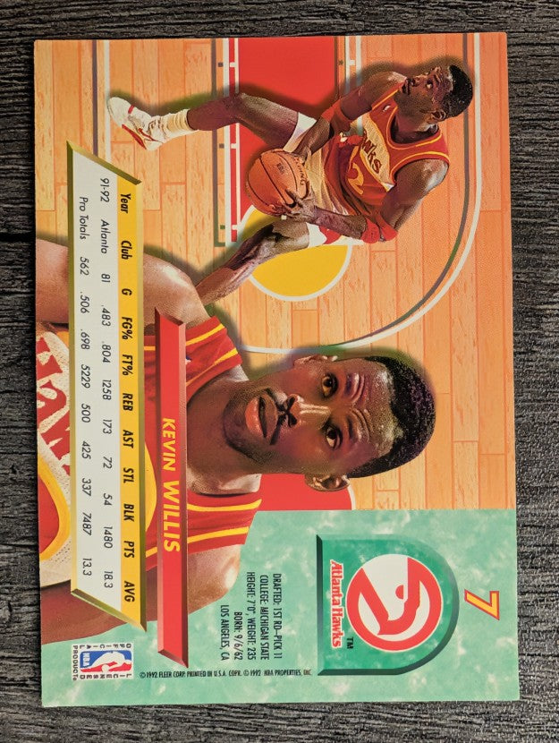 1992-93 Ultra #7 Kevin Willis