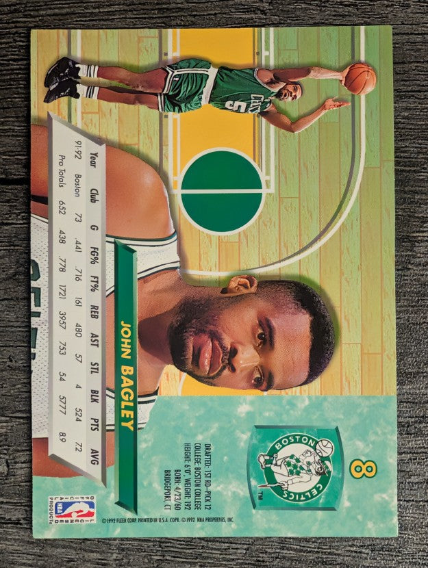 1992-93 Ultra #8 John Bagley