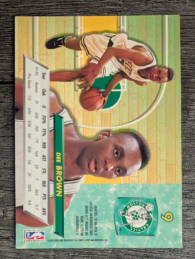 1992-93 Ultra #9 Dee Brown