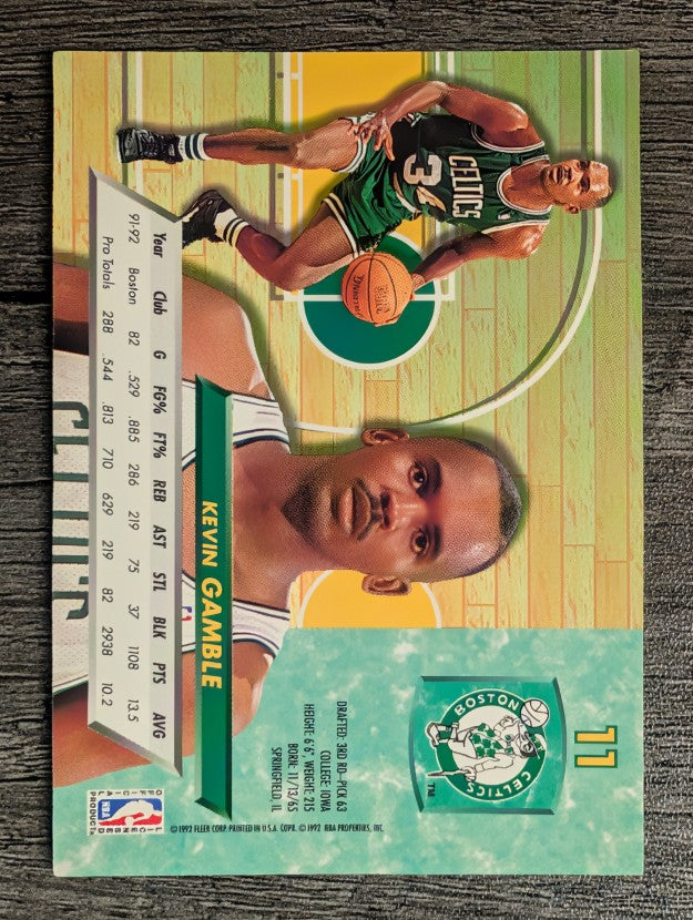 1992-93 Ultra #11 Kevin Gamble