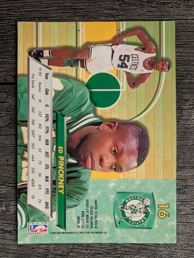 1992-93 Ultra #16 Ed Pinckney