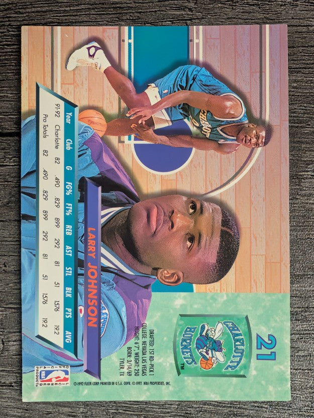 1992-93 Ultra #21 Larry Johnson