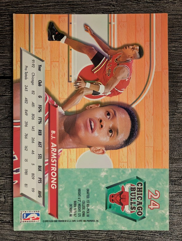 1992-93 Ultra #24 B.J. Armstrong