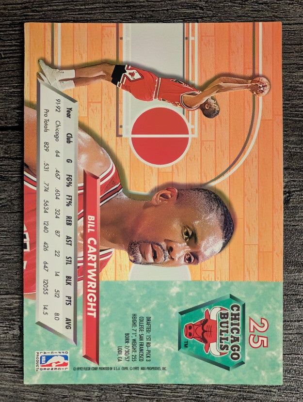 1992-93 Ultra #25 Bill Cartwright