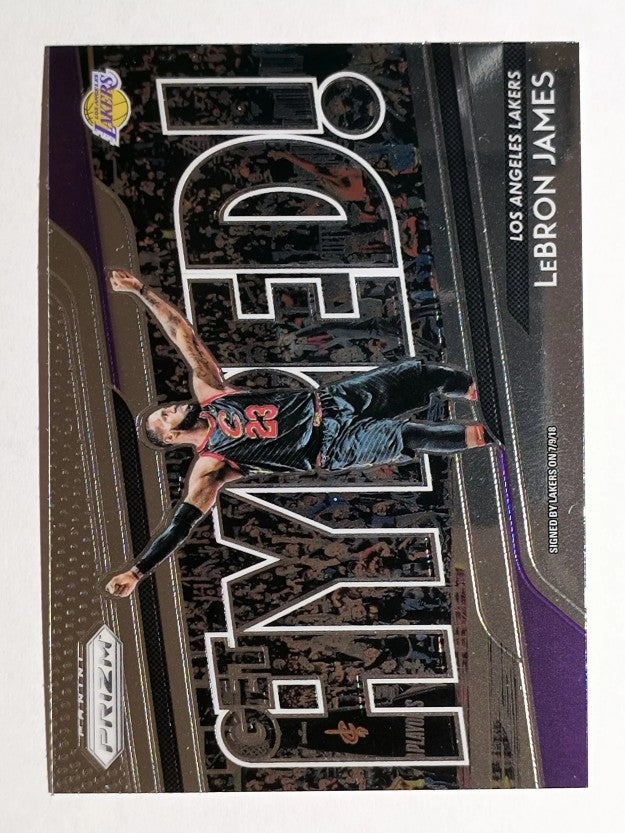 2018-19 Panini Prizm Get Hyped! #4 LeBron James