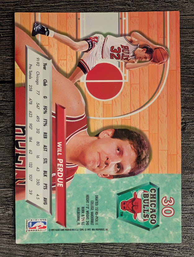 1992-93 Ultra #30 Will Perdue