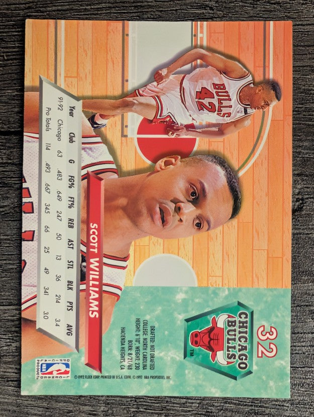 1992-93 Ultra #32 Scott Williams