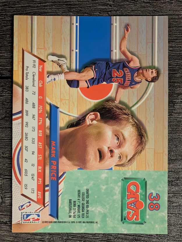 1992-93 Ultra #38 Mark Price