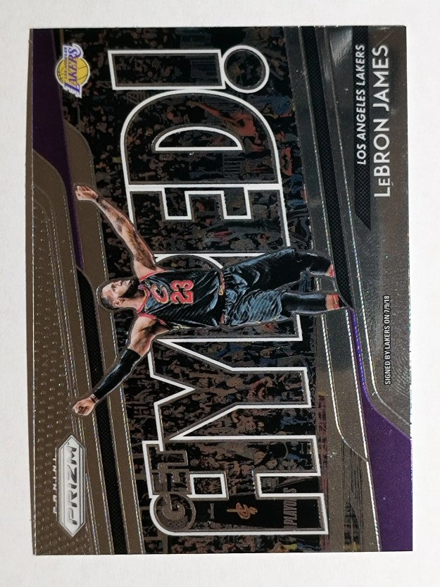 2018-19 Panini Prizm Get Hyped! #4 LeBron James