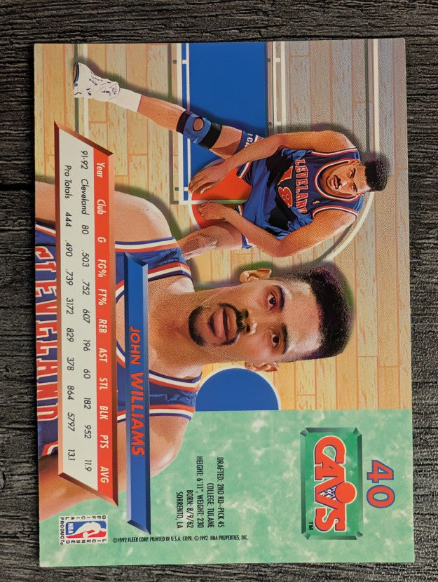 1992-93 Ultra #40 John Williams