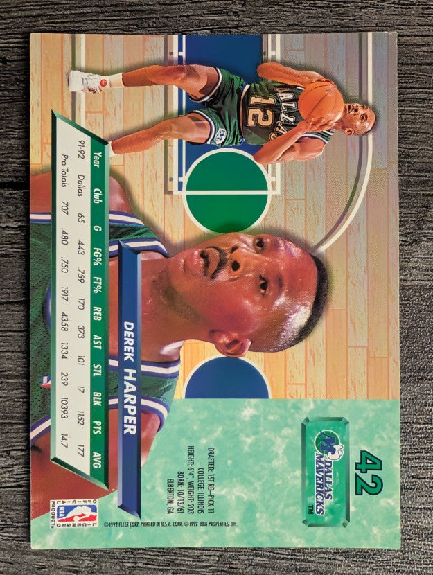 1992-93 Ultra #42 Derek Harper