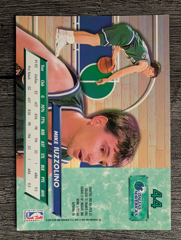 1992-93 Ultra #44 Mike Iuzzolino