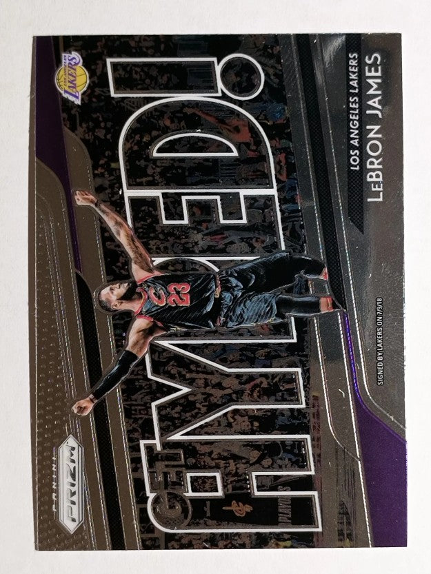 2018-19 Panini Prizm Get Hyped! #4 LeBron James