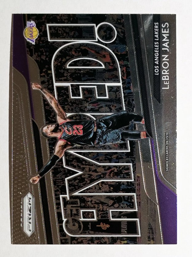 2018-19 Panini Prizm Get Hyped! #4 LeBron James