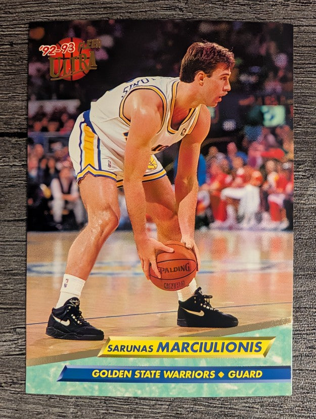 1992-93 Ultra #66 Sarunas Marciulionis