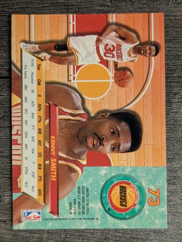1992-93 Ultra #73 Kenny Smith