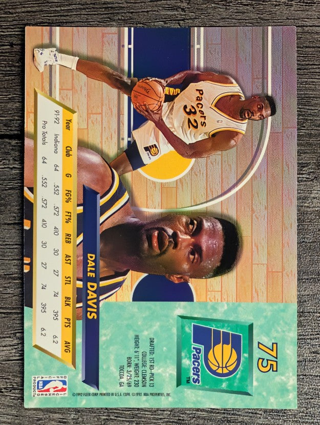 1992-93 Ultra #75 Dale Davis