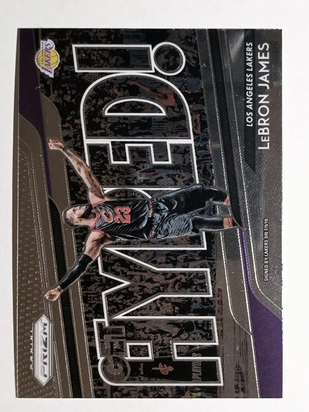 2018-19 Panini Prizm Get Hyped! #4 LeBron James