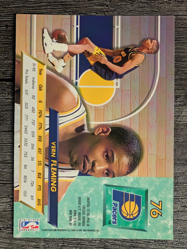 1992-93 Ultra #76 Vern Fleming