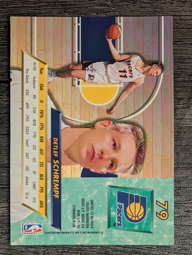 1992-93 Ultra #79 Detlef Schrempf