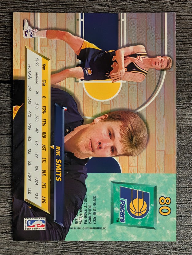 1992-93 Ultra #80 Rik Smits