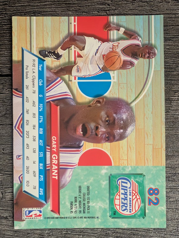 1992-93 Ultra #82 Gary Grant