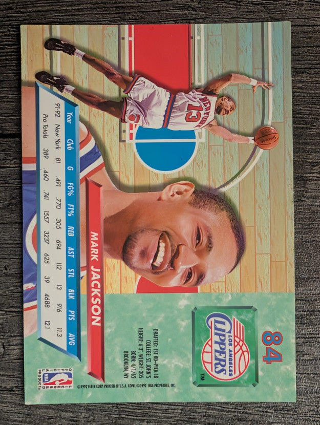 1992-93 Ultra #84 Mark Jackson