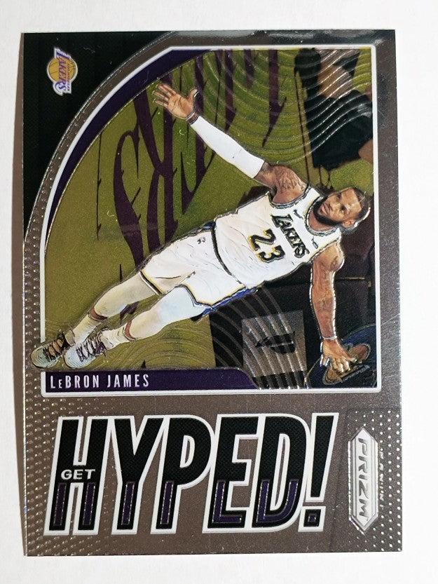 2019-20 Panini Prizm Get Hyped! #2 LeBron James