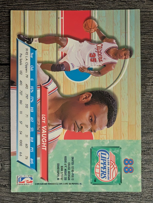 1992-93 Ultra #88 Loy Vaught